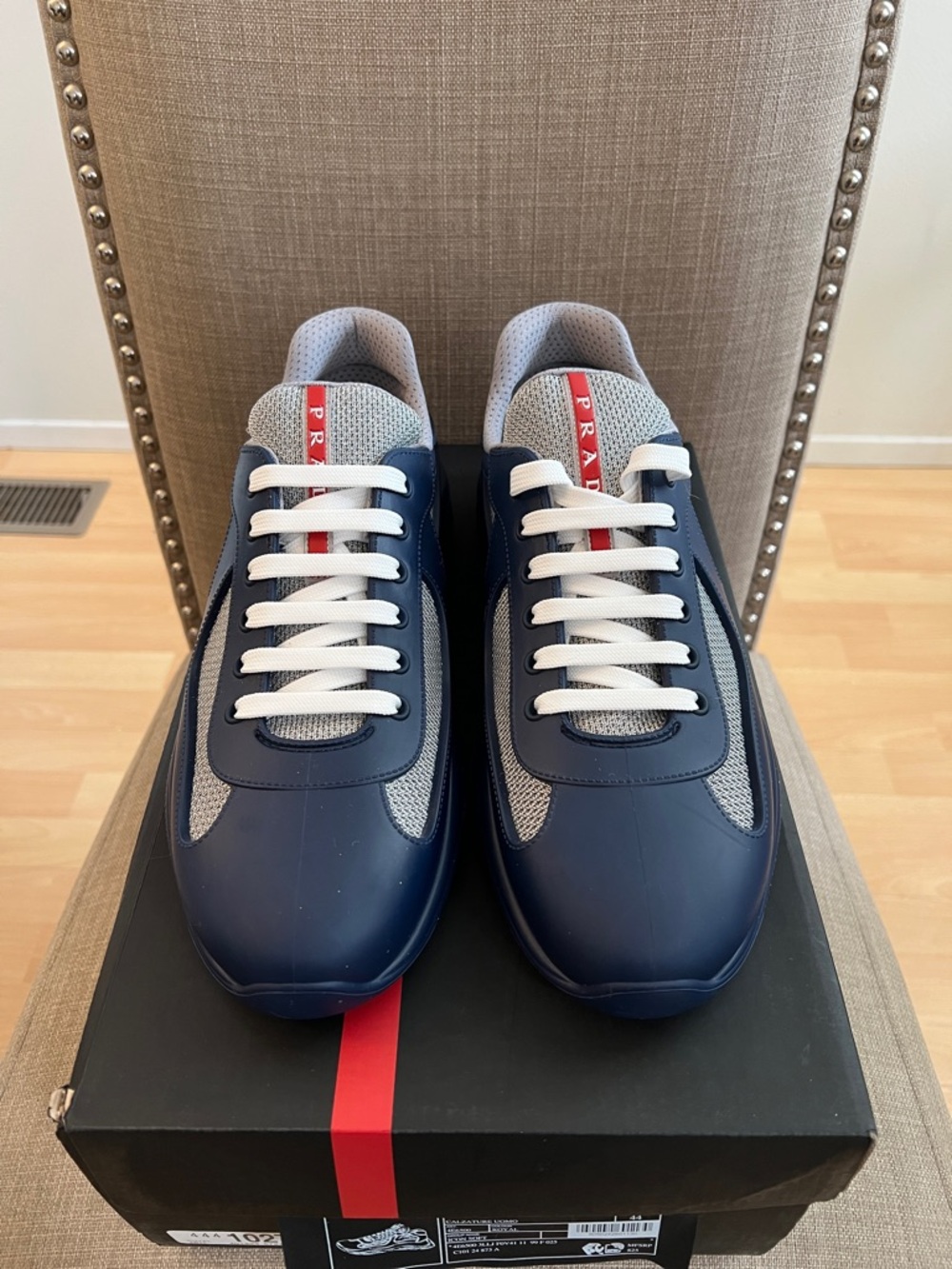 Prada America’s Cup Low Top Sneakers